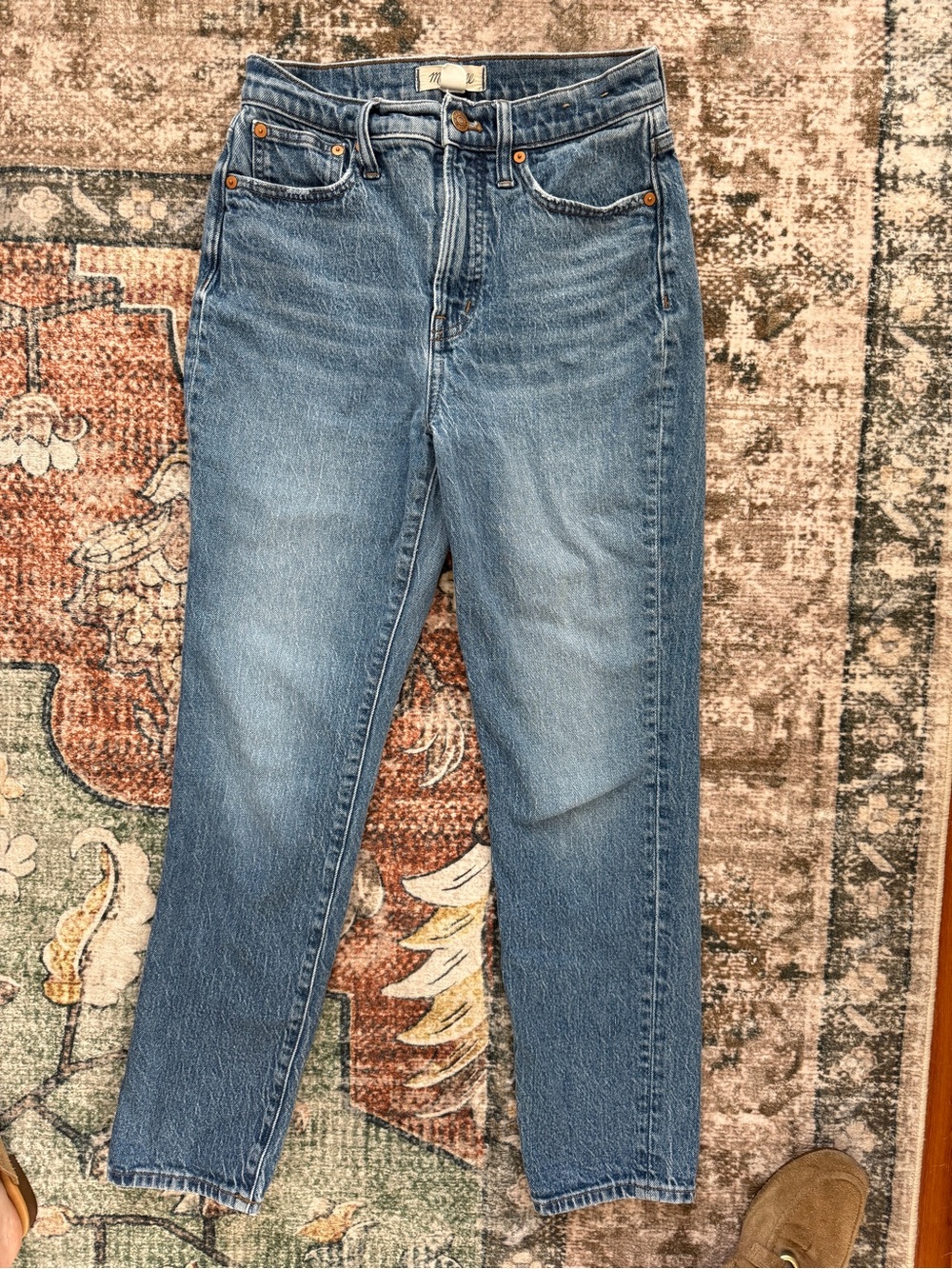 Madewell the perfect vintage Jean size 26 high rise straight leg